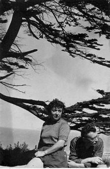 Lucien et Denise Coutaud au Cheval de Brique en 1953